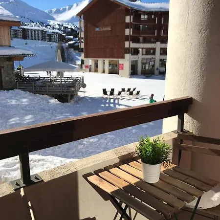 Bright Studio With Balcony La Plagne Buitenkant foto